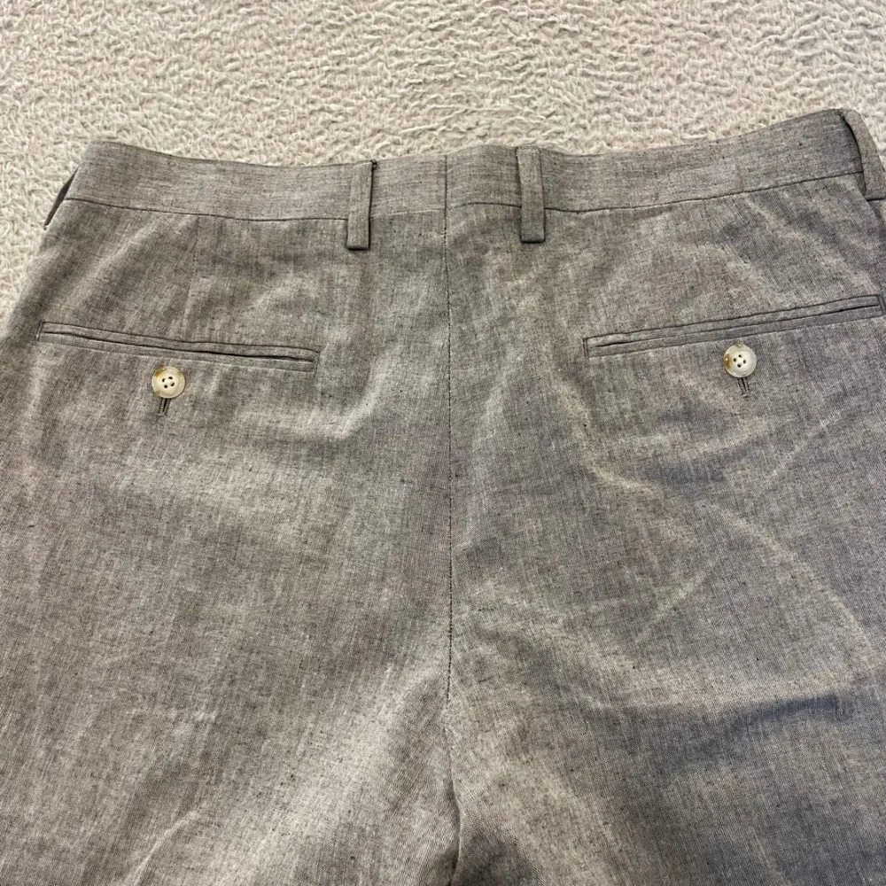NWT J.Crew Ludlow Slim Fit Pant Mens 32x26 (Tag 30x30) Linen Blend Somelos H4161